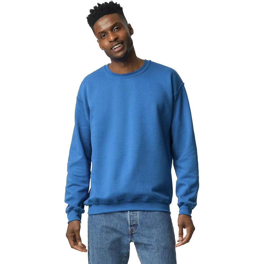 image:imageGildan Unisex Adult Fleece Crewneck Sweatshirt Style G18000 MultipackRoyal