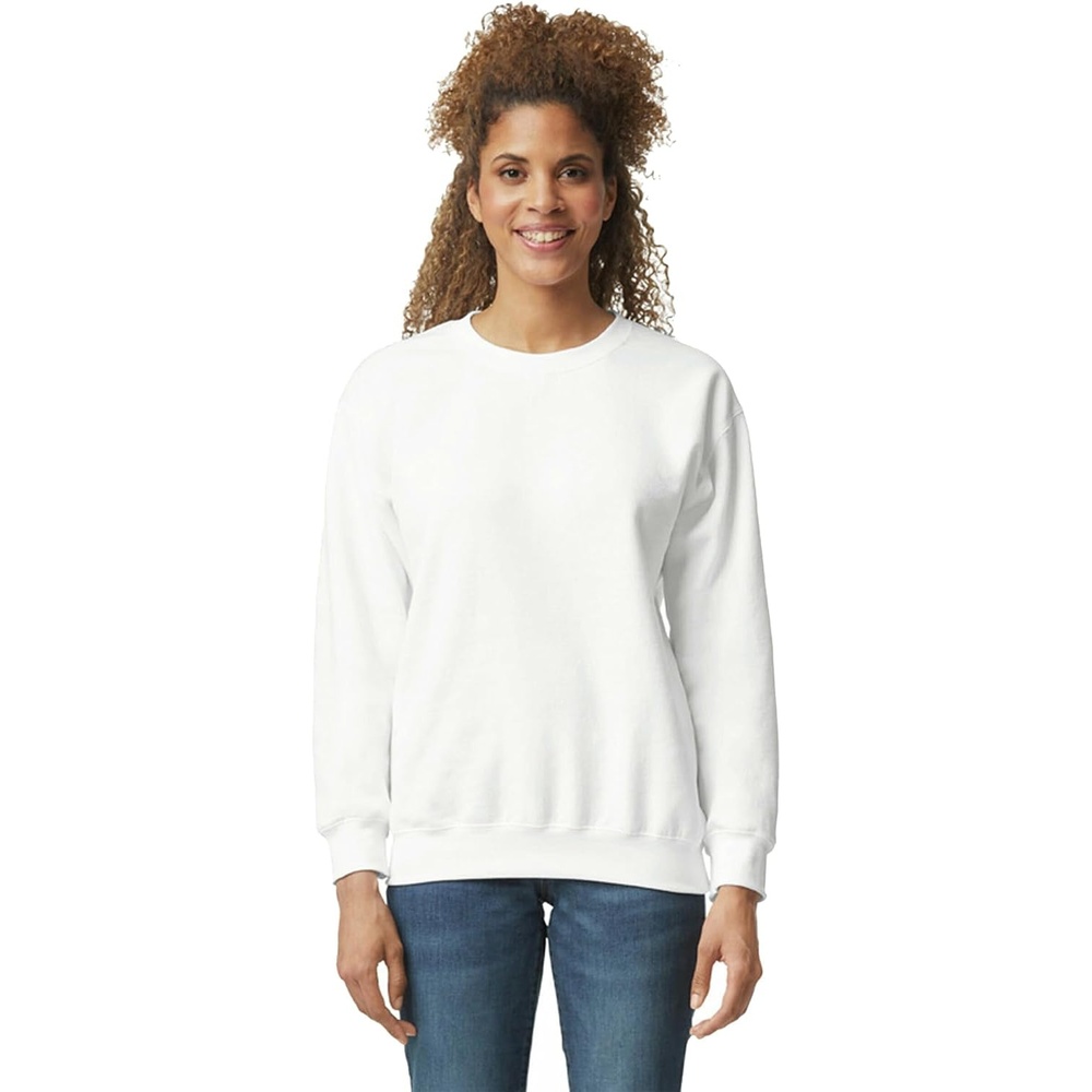 image:imageGildan Unisex Adult Fleece Crewneck Sweatshirt Style G18000 MultipackWhite