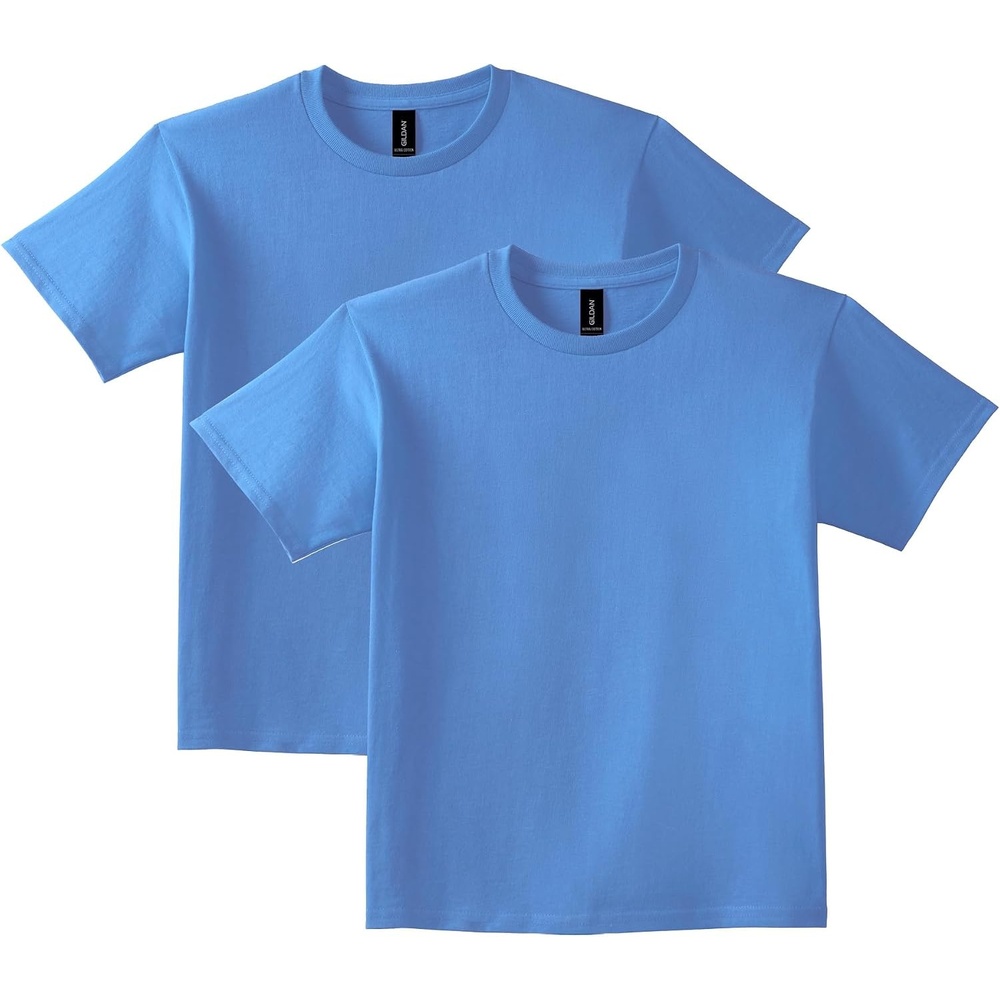 image:imageGildan Youth Ultra Cotton TShirt Style G2000B MultipackCarolina Blue