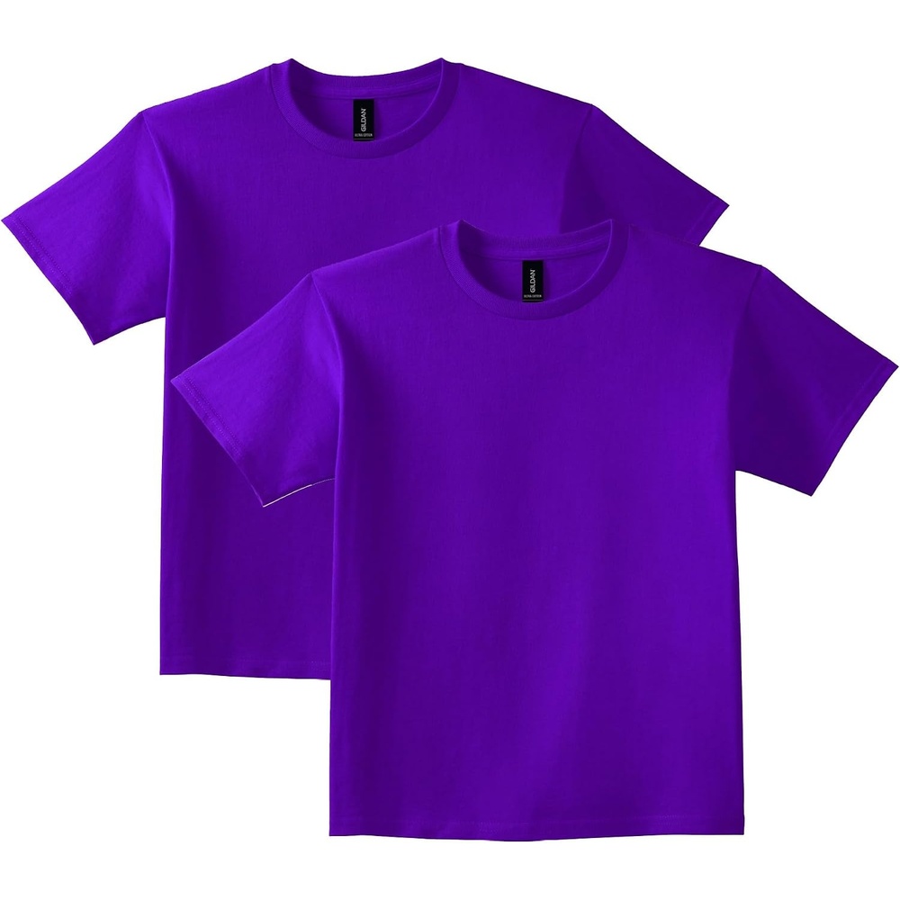 image:imageGildan Youth Ultra Cotton TShirt Style G2000B MultipackPurple
