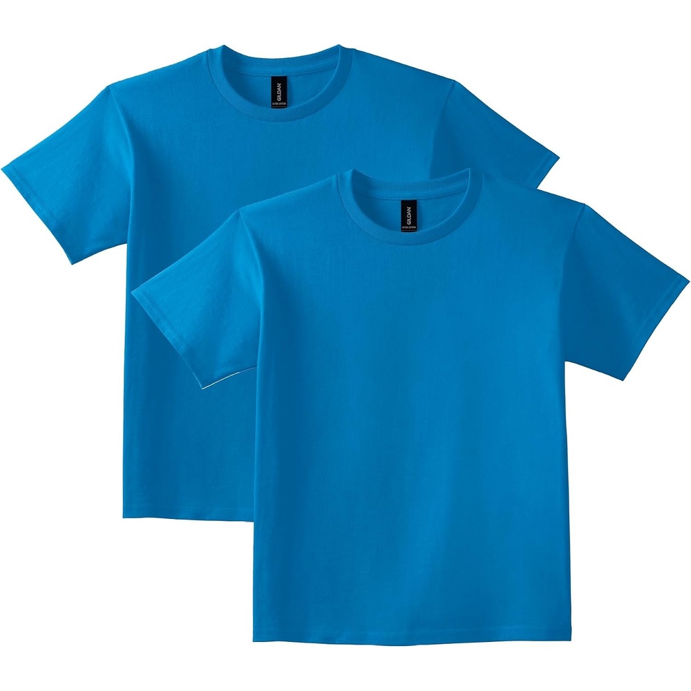 image:imageGildan Youth Ultra Cotton TShirt Style G2000B MultipackSapphire 2pack