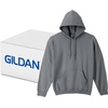 Gildan Adult Fleece Hoodie Sweatshirt, Style G18500, Multipack(Charcoal)