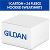Gildan Adult Fleece Hoodie Sweatshirt, Style G18500, Multipack(Charcoal)