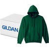 Gildan Adult Fleece Hoodie Sweatshirt, Style G18500, Multipack(Forest Green)