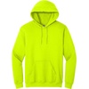 Gildan Adult Fleece Hoodie Sweatshirt, Style G18500, Multipack(Safety Green)