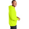 Gildan Adult Fleece Hoodie Sweatshirt, Style G18500, Multipack(Safety Green)