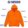 Gildan Adult Fleece Hoodie Sweatshirt, Style G18500, Multipack(Sand)