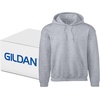Gildan Adult Fleece Hoodie Sweatshirt, Style G18500, Multipack(Sport Grey (24-pack))