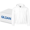 Gildan Adult Fleece Hoodie Sweatshirt, Style G18500, Multipack(White (24-pack))