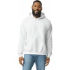 Gildan Adult Fleece Hoodie Sweatshirt, Style G18500, Multipack(White (2-pack))