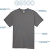 Gildan Adult Heavy Cotton T-Shirt, Style G5000(Charcoal)
