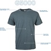 Gildan Adult Heavy Cotton T-Shirt, Style G5000(Heather Navy)