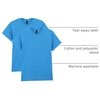 Gildan Adult Heavy Cotton T-Shirt, Style G5000(Heather Sapphire)