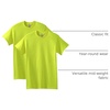 Gildan Adult Heavy Cotton T-Shirt, Style G5000(Safety Green)