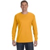 Gildan Adult Ultra Cotton Long Sleeve T-Shirt, Style G2400, Multipack(Gold)