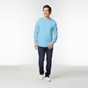 Gildan Adult Ultra Cotton Long Sleeve T-Shirt, Style G2400, Multipack(Light Blue)