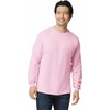 Gildan Adult Ultra Cotton Long Sleeve T-Shirt, Style G2400, Multipack(Light Pink)
