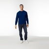 Gildan Adult Ultra Cotton Long Sleeve T-Shirt, Style G2400, Multipack(Navy)