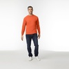 Gildan Adult Ultra Cotton Long Sleeve T-Shirt, Style G2400, Multipack(Orange)