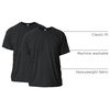 Gildan Adult Ultra Cotton T-Shirt, Style G2000, Multipack(Black)