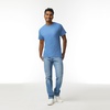 Gildan Adult Ultra Cotton T-Shirt, Style G2000, Multipack(Carolina Blue)