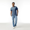 Gildan Adult Ultra Cotton T-Shirt, Style G2000, Multipack(Heather Indigo)