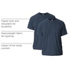 Gildan Adult Ultra Cotton T-Shirt, Style G2000, Multipack(Heather Navy)