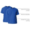 Gildan Adult Ultra Cotton T-Shirt, Style G2000, Multipack(Royal)
