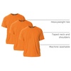 Gildan Adult Ultra Cotton T-Shirt, Style G2000, Multipack(S. Orange (3-pack))