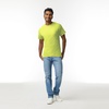 Gildan Adult Ultra Cotton T-Shirt, Style G2000, Multipack(Safety Green)