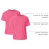 Gildan Adult Ultra Cotton T-Shirt, Style G2000, Multipack(Safety Pink)