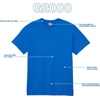 Gildan Adult Ultra Cotton T-Shirt, Style G2000, Multipack(Sand)