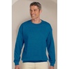 Gildan Unisex Adult Fleece Crewneck Sweatshirt, Style G18000, Multipack(Antique Sapphire)
