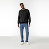 Gildan Unisex Adult Fleece Crewneck Sweatshirt, Style G18000, Multipack(Black)