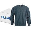 Gildan Unisex Adult Fleece Crewneck Sweatshirt, Style G18000, Multipack(Dark Heather (36-pack))