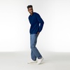 Gildan Unisex Adult Fleece Crewneck Sweatshirt, Style G18000, Multipack(Navy)
