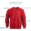 Gildan Unisex Adult Fleece Crewneck Sweatshirt, Style G18000, Multipack(Red (1-pack))