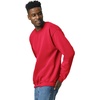 Gildan Unisex Adult Fleece Crewneck Sweatshirt, Style G18000, Multipack(Red)