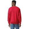 Gildan Unisex Adult Fleece Crewneck Sweatshirt, Style G18000, Multipack(Red)