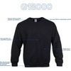 Gildan Unisex Adult Fleece Crewneck Sweatshirt, Style G18000, Multipack(Royal)