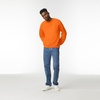 Gildan Unisex Adult Fleece Crewneck Sweatshirt, Style G18000, Multipack(S. Orange (1-pack))