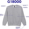 Gildan Unisex Adult Fleece Crewneck Sweatshirt, Style G18000, Multipack(Sand)