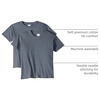 Gildan Unisex-Child Gildan Youth Heavy Cotton T-Shirt, Style G5000b, 2-Pack(Dark Heather)