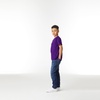 Gildan Unisex-Child Gildan Youth Heavy Cotton T-Shirt, Style G5000b, 2-Pack(Purple)