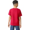Gildan Unisex-Child Gildan Youth Heavy Cotton T-Shirt, Style G5000b, 2-Pack(Red)