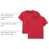 Gildan Unisex-Child Gildan Youth Heavy Cotton T-Shirt, Style G5000b, 2-Pack(Red)