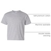 Gildan Unisex-Child Gildan Youth Heavy Cotton T-Shirt, Style G5000b, 2-Pack(Sport Grey)