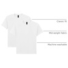 Gildan Unisex-Child Gildan Youth Heavy Cotton T-Shirt, Style G5000b, 2-Pack(White)