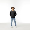 Gildan Youth Ultra Cotton Long Sleeve T-Shirt, Style G2400B, 2-Pack(Black)