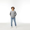 Gildan Youth Ultra Cotton Long Sleeve T-Shirt, Style G2400B, 2-Pack(Sport Grey)